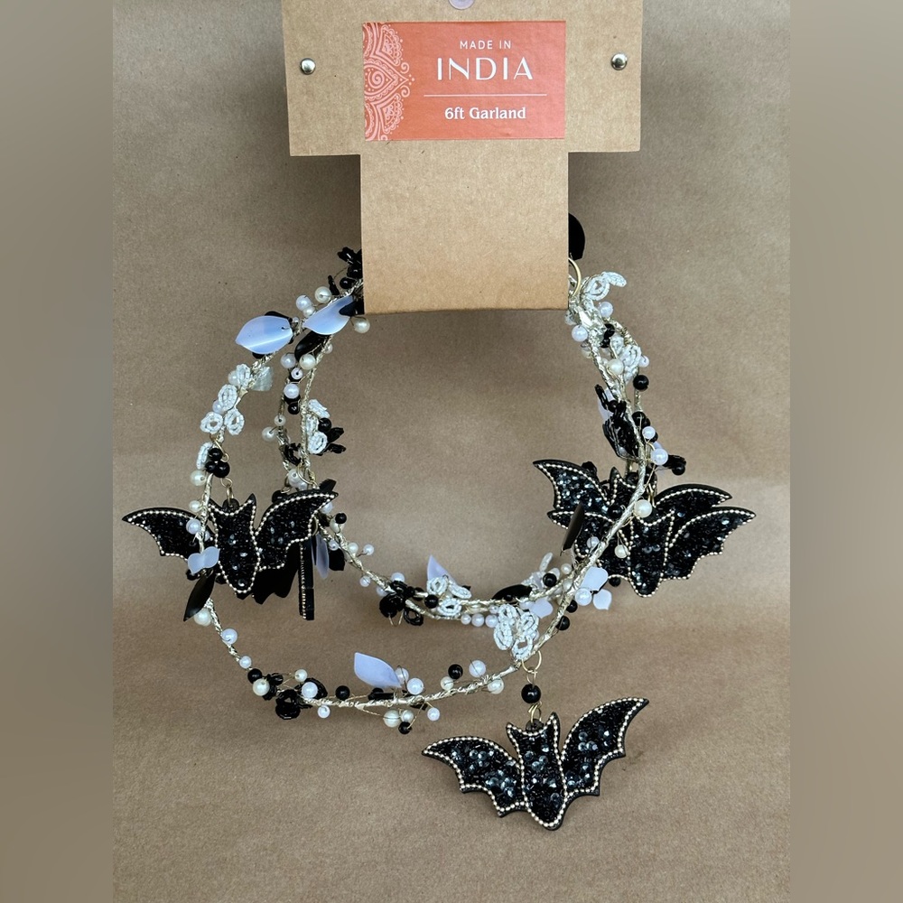 Halloween 6ft Garland NWT Handmade in India